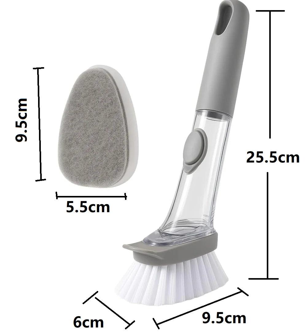 Multi-functional kitchen brush