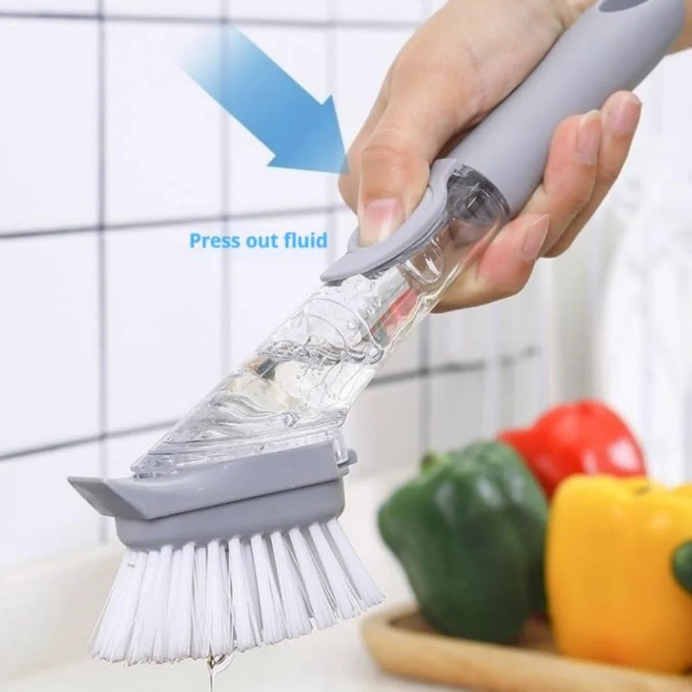 Multi-functional kitchen brush