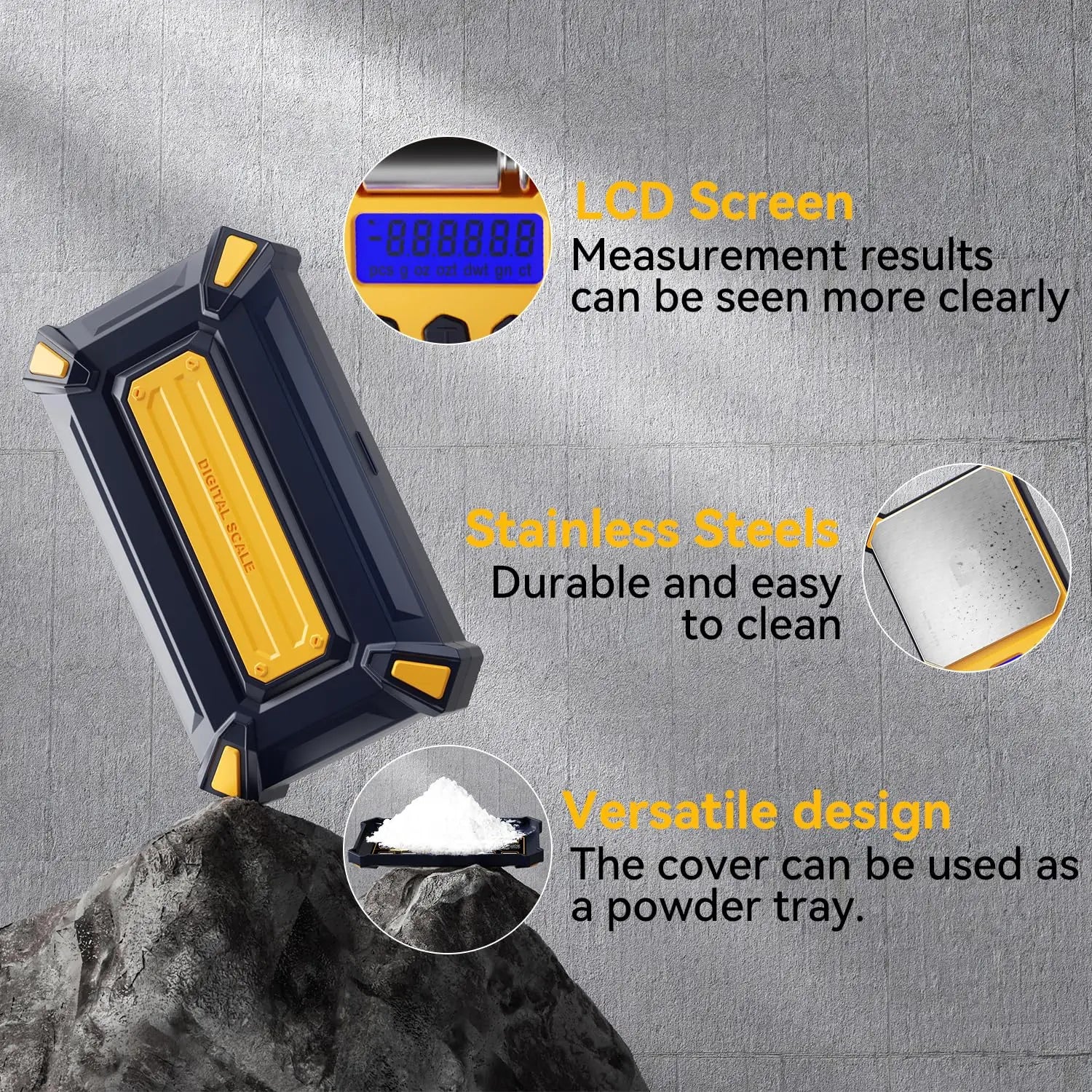 Digital Gram Scale with 300g x 0.01g Capacity