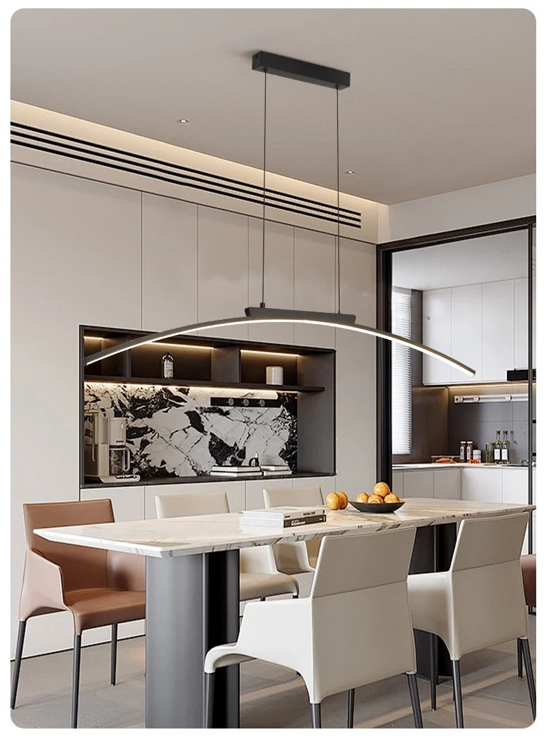 Curved LED Kitchen Bridge