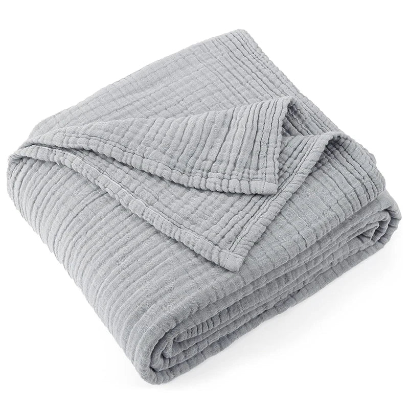 100% Cotton Throw Blanket