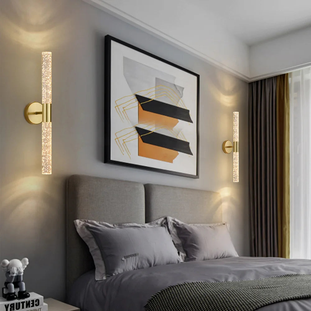 Nordic Bubbles Crystal LED Wall Lamp