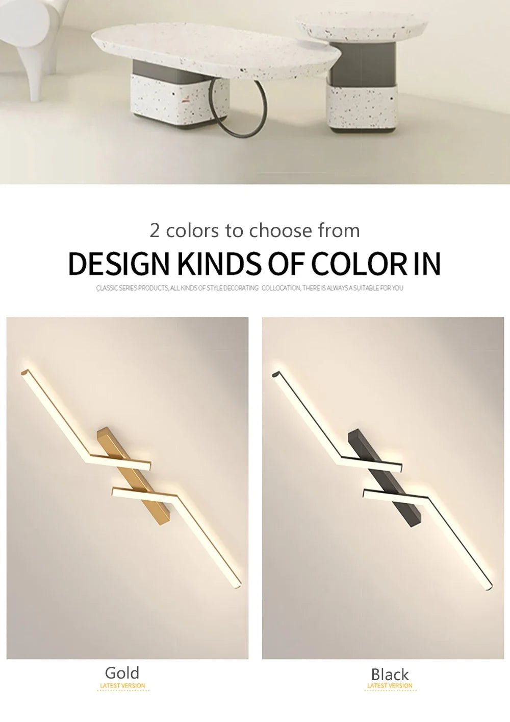 Modern LED Ceiling Light Line Design