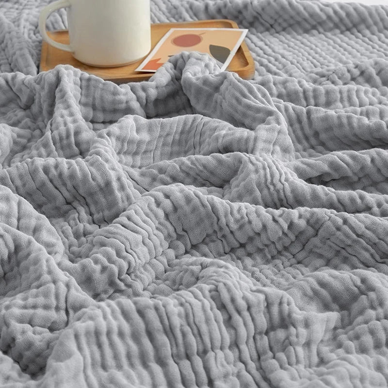 100% Cotton Throw Blanket