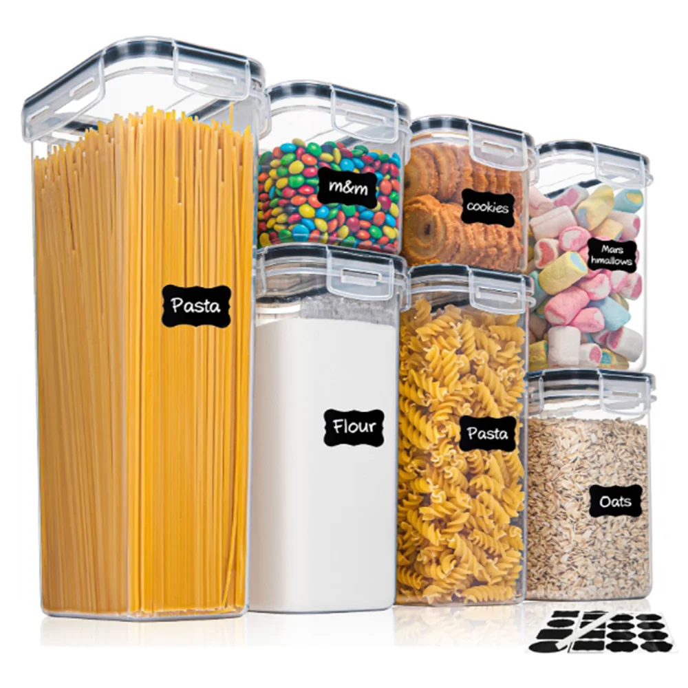 Kitchen 7pcs Food Containers Set BPA Free