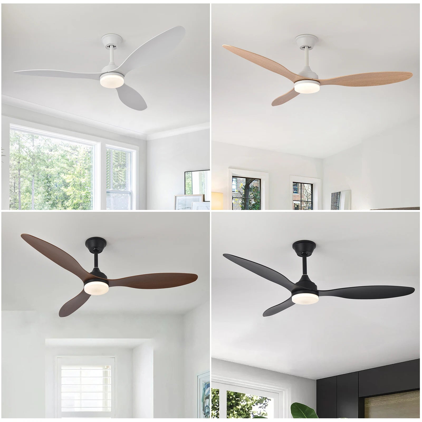 Low Profile Ceiling Fan with remote control 25/42/52