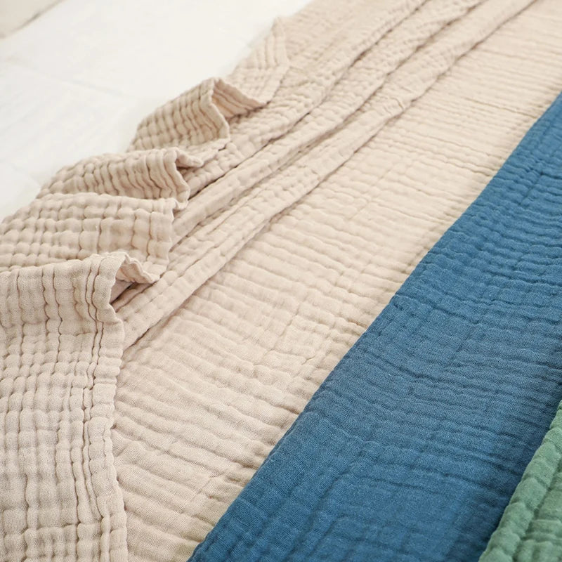 100% Cotton Throw Blanket