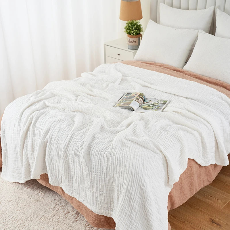100% Cotton Throw Blanket