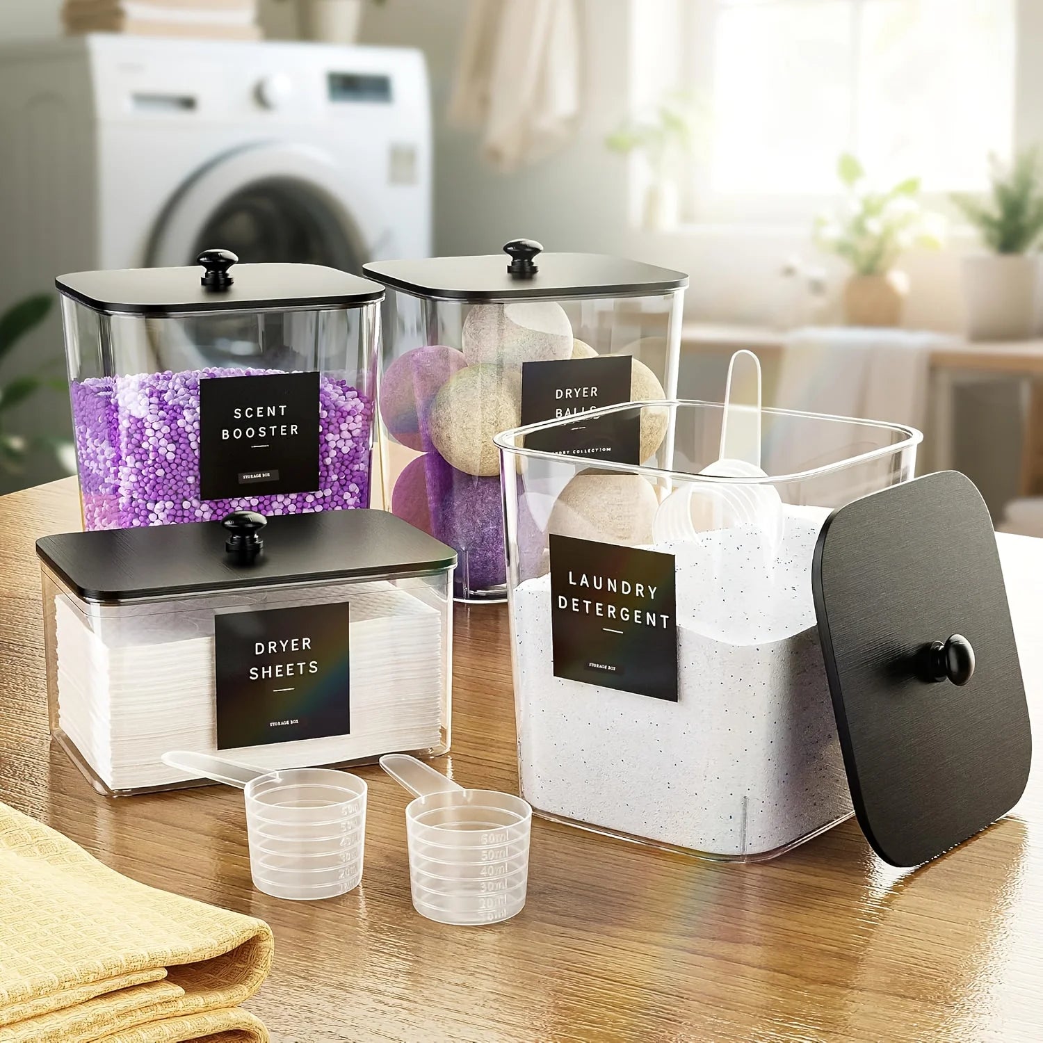 3 Pack Laundry Room Organization Containers