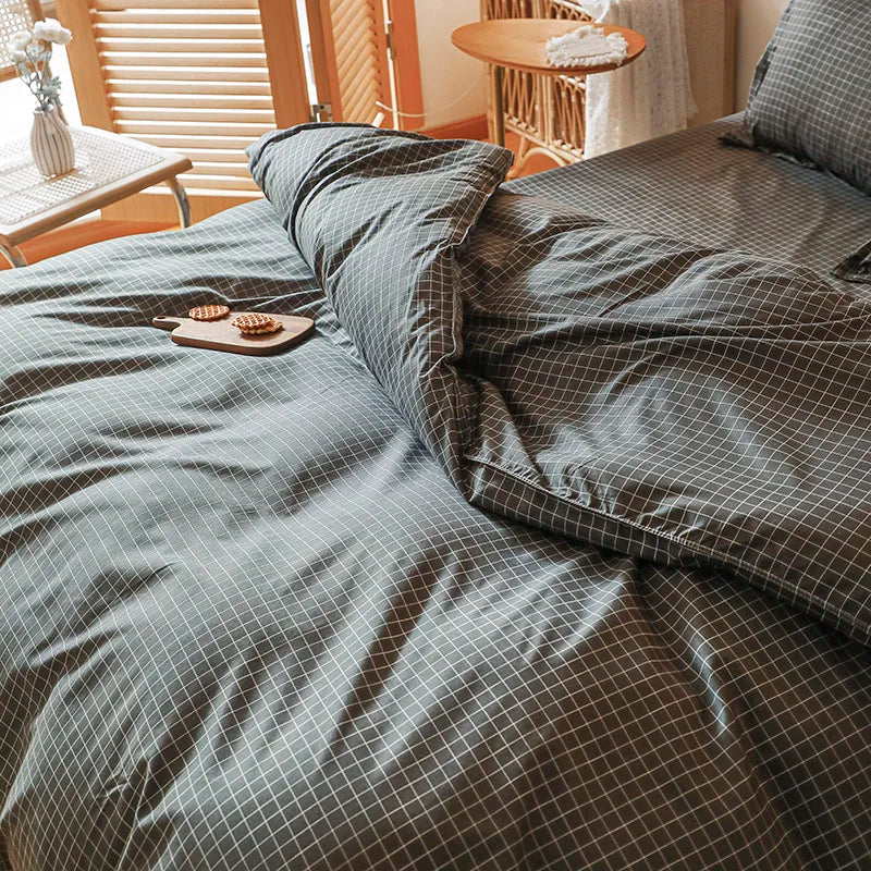 Printed Bed Set Floral Duvet Cover