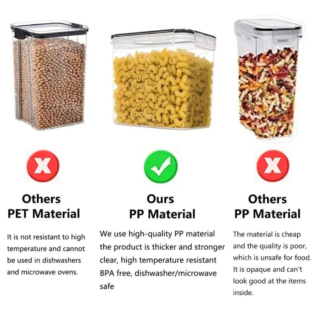Kitchen 7pcs Food Containers Set BPA Free
