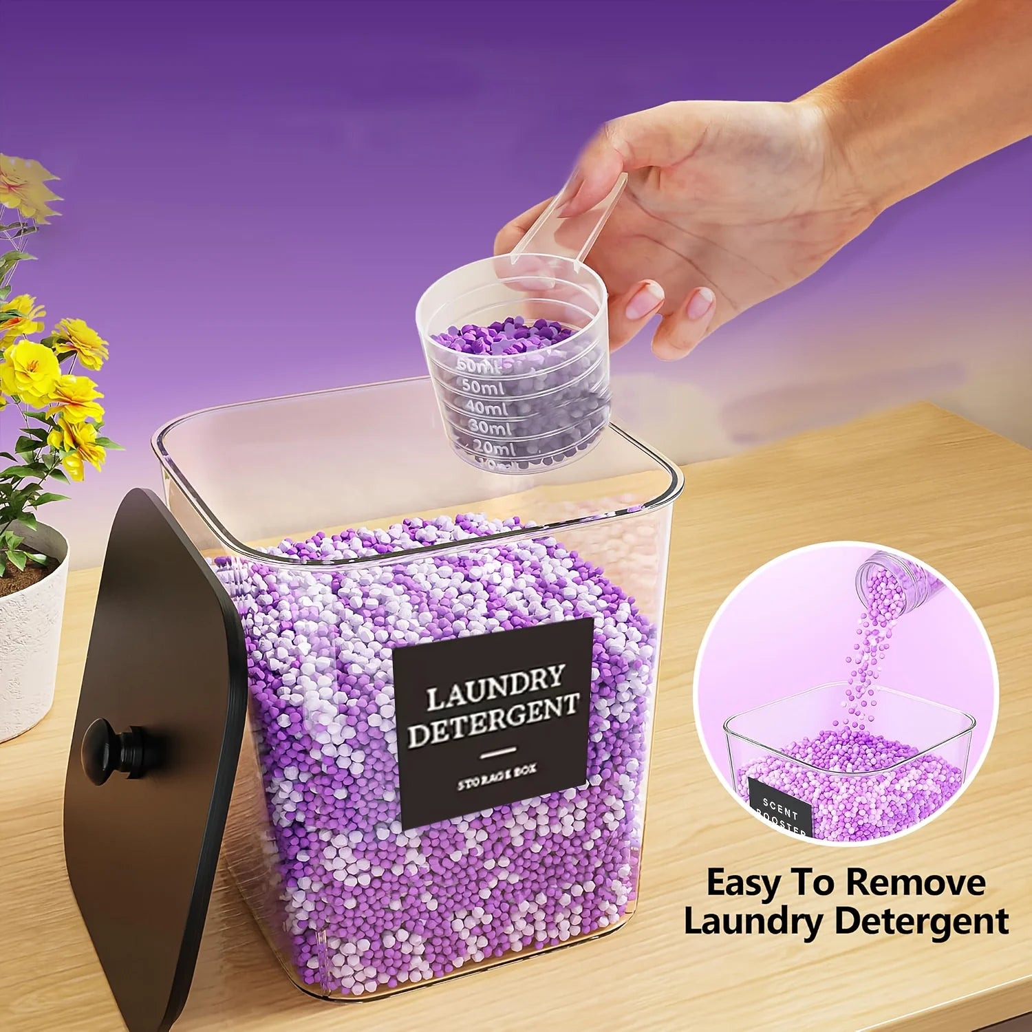 3 Pack Laundry Room Organization Containers