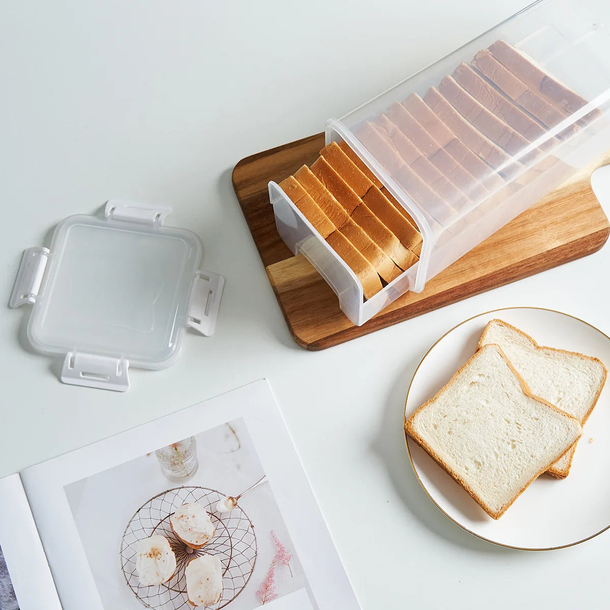 Clear Bread Loaf Container