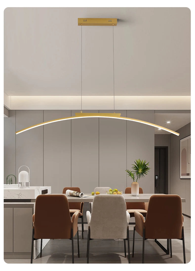 Curved LED Kitchen Bridge