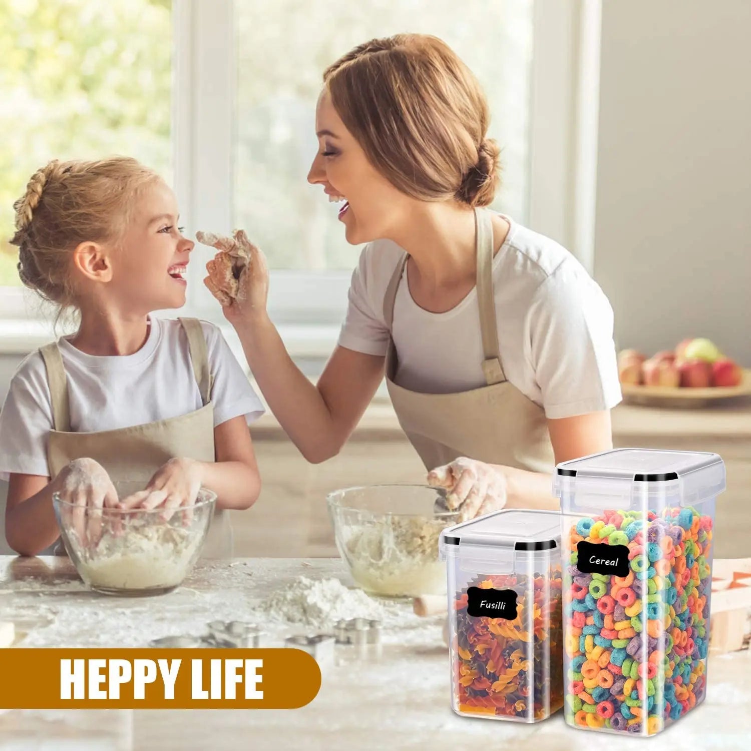 Kitchen 7pcs Food Containers Set BPA Free