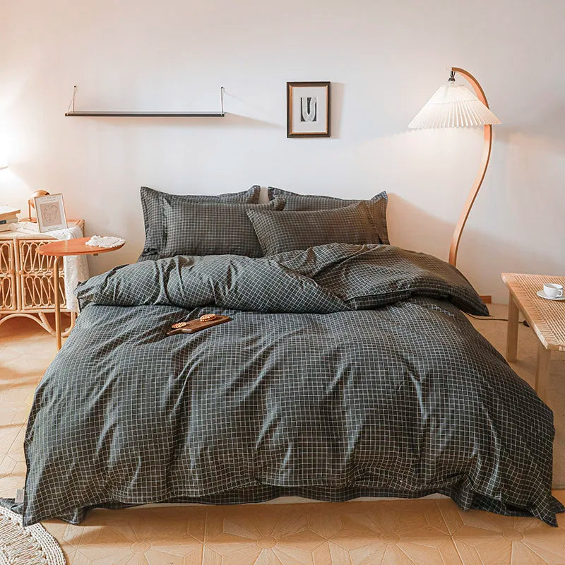 Printed Bed Set Floral Duvet Cover