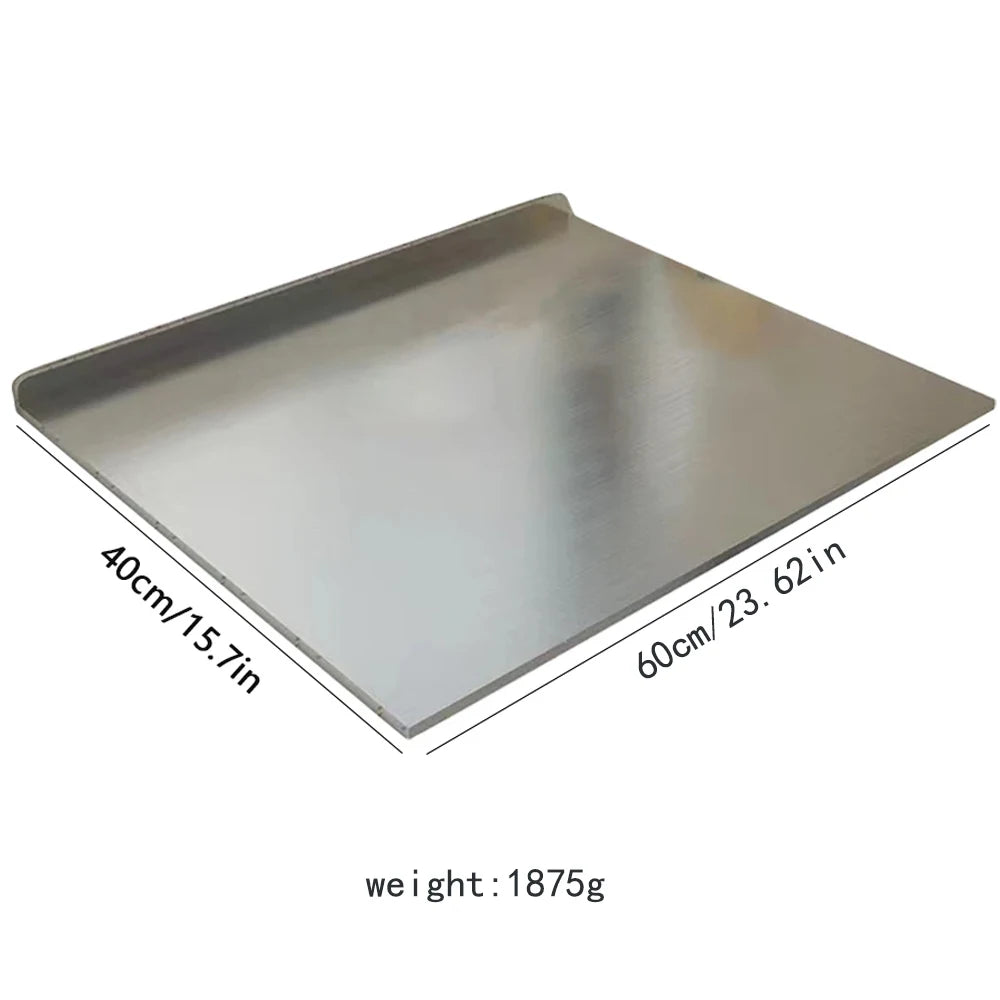 L-shaped Stainless Steel Chopping Board