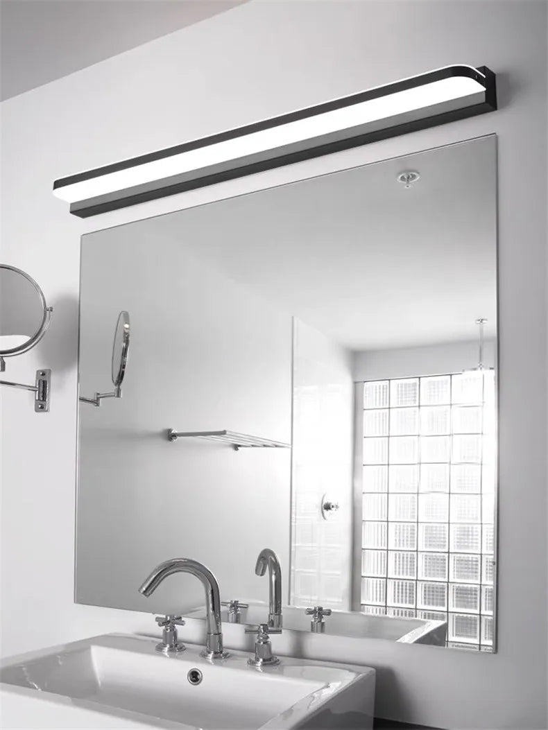 Led modern mirror wall light