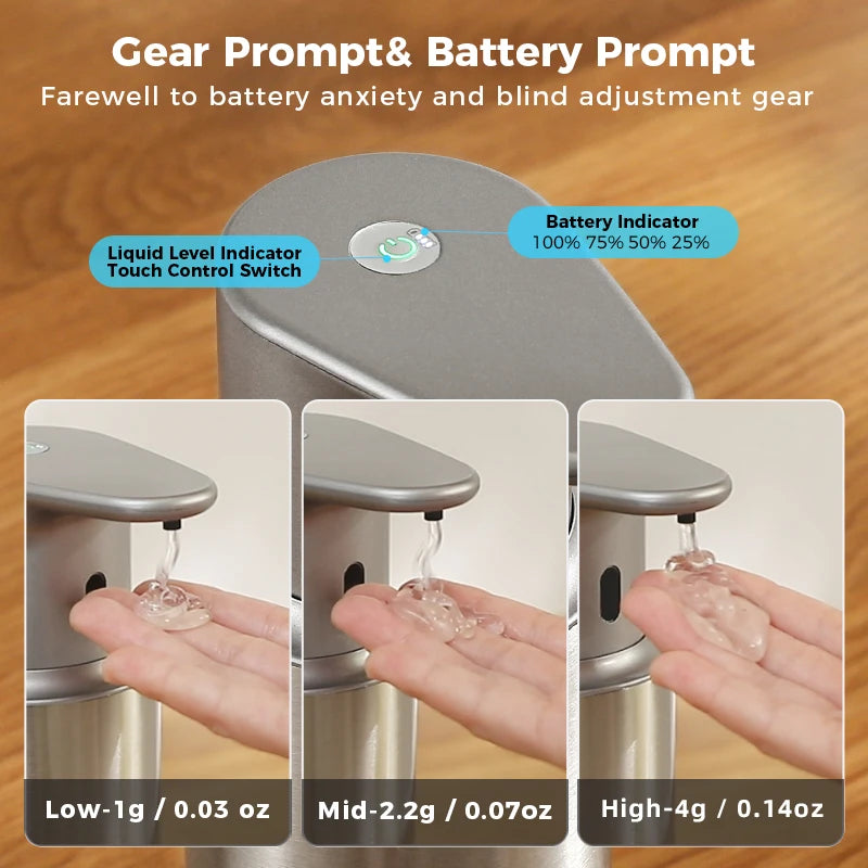 480ml Automatic Kitchen Soap Dispenser