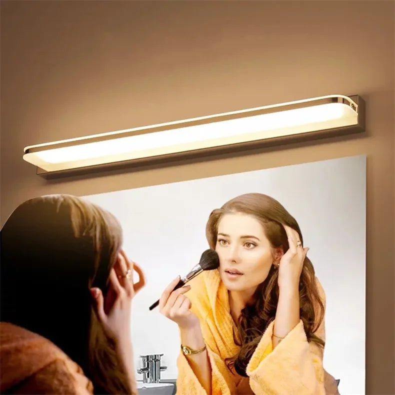 Led modern mirror wall light