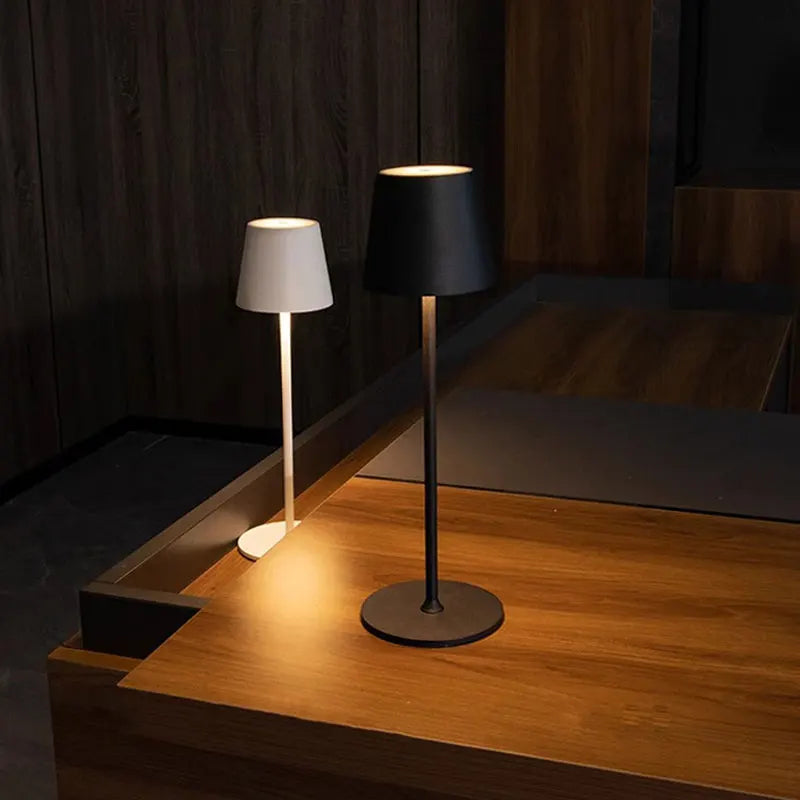 1pc Bed Side Table LED Touch Control Three-Color