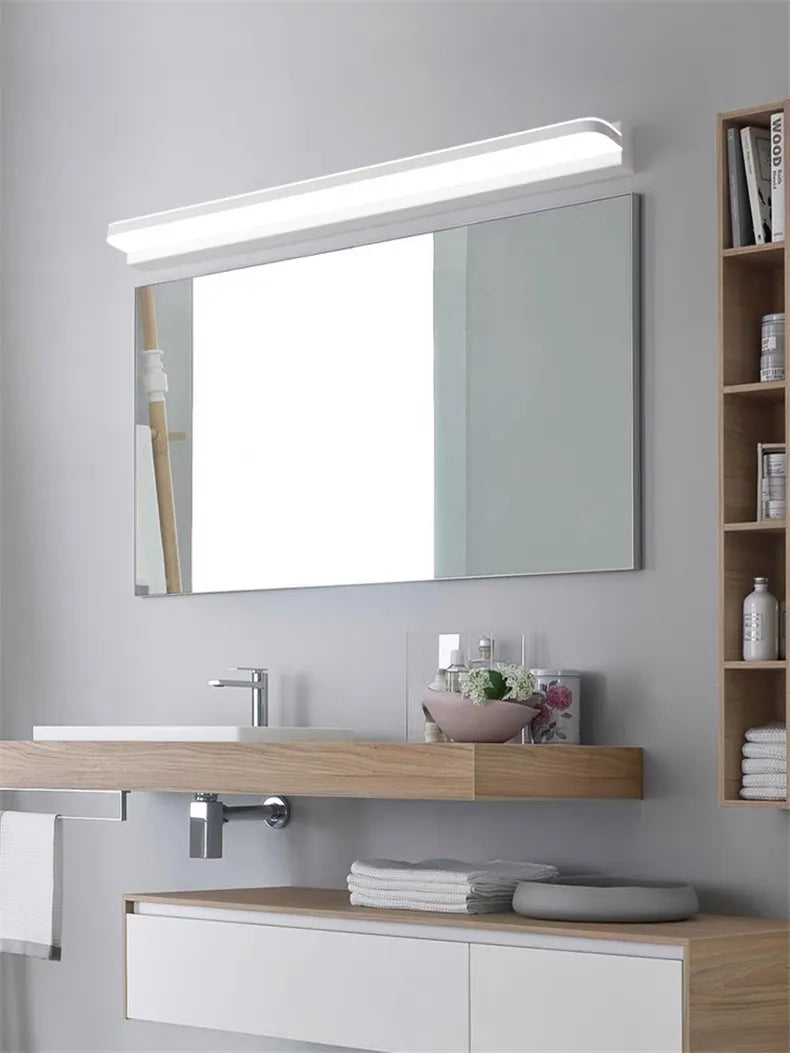 Led modern mirror wall light