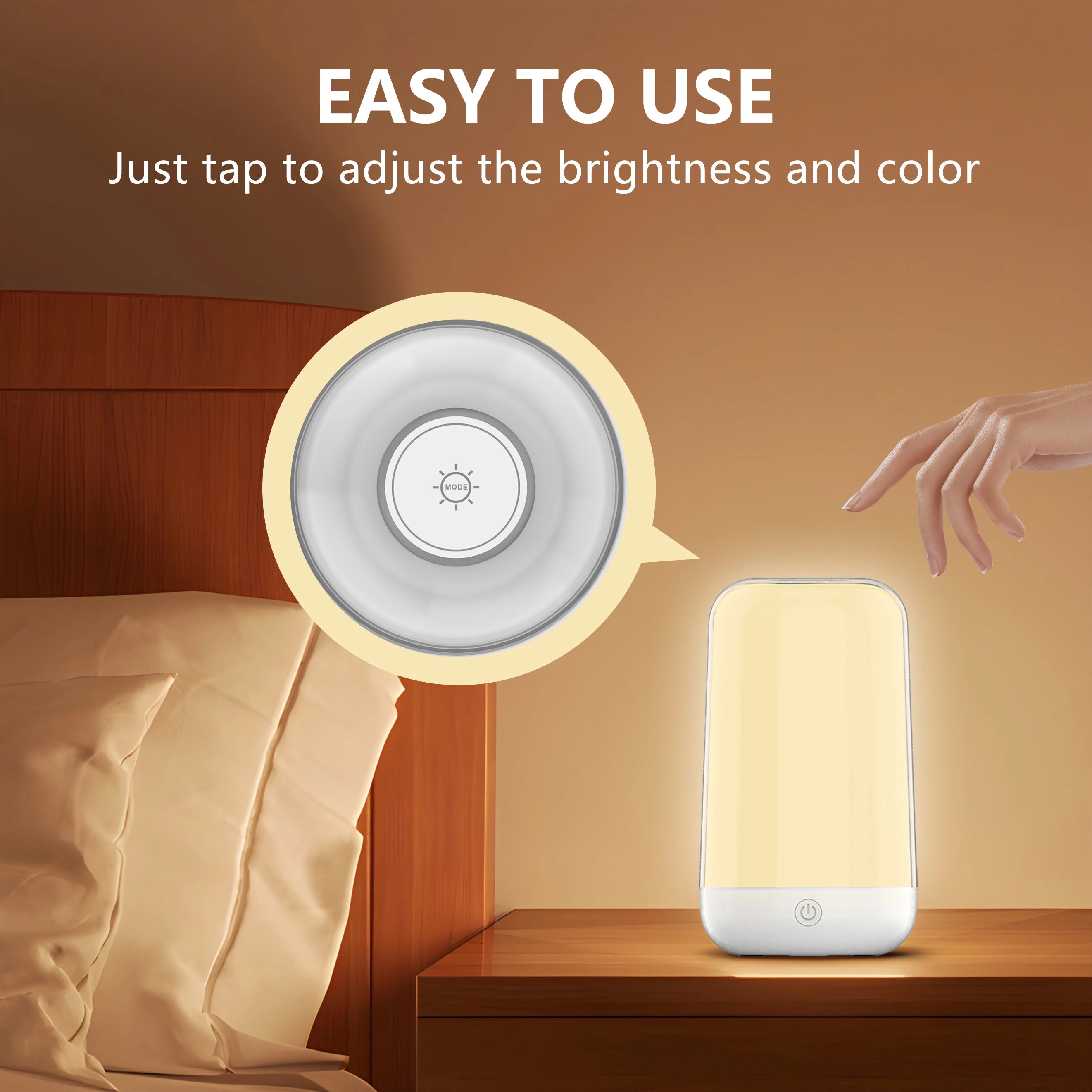 Smart Touch Bedside Table