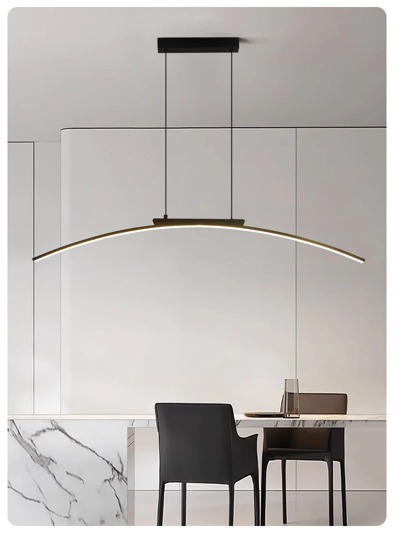 Curved LED Kitchen Bridge