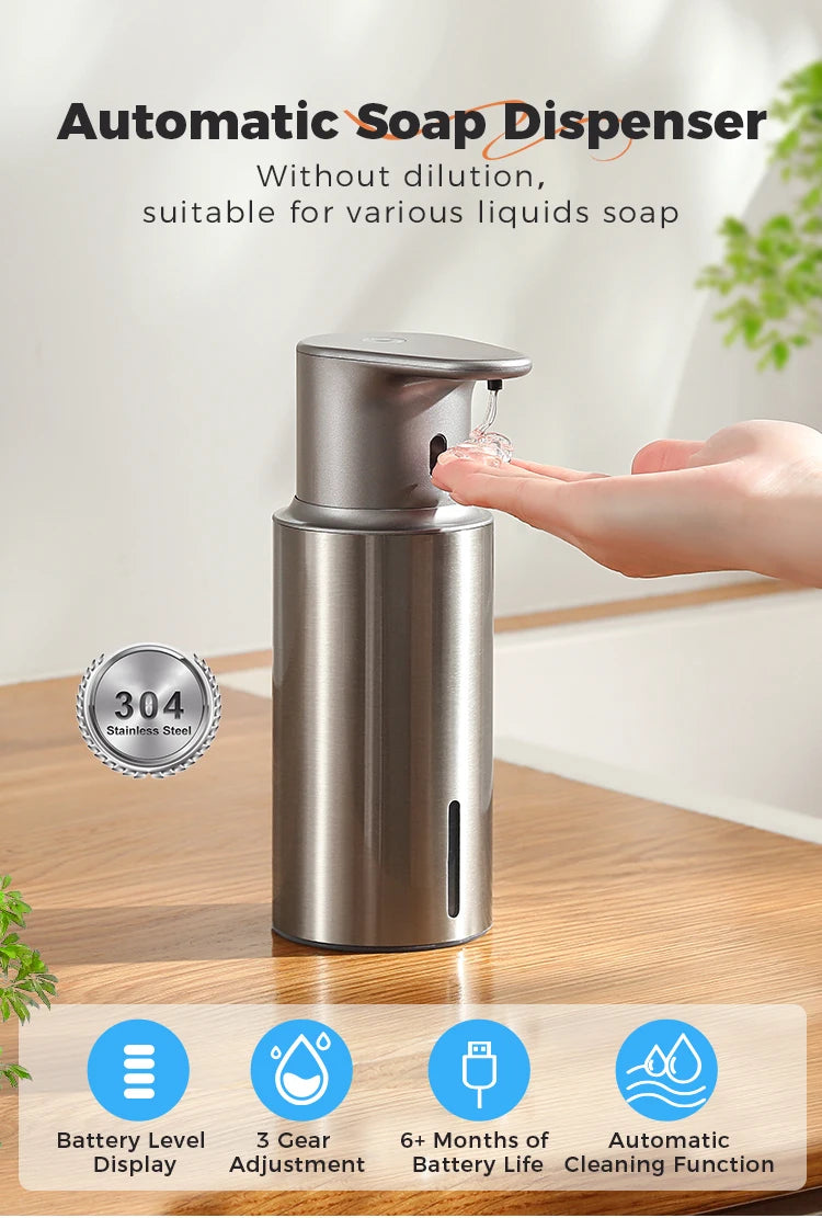 480ml Automatic Kitchen Soap Dispenser