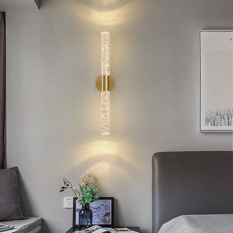 Nordic Bubbles Crystal LED Wall Lamp