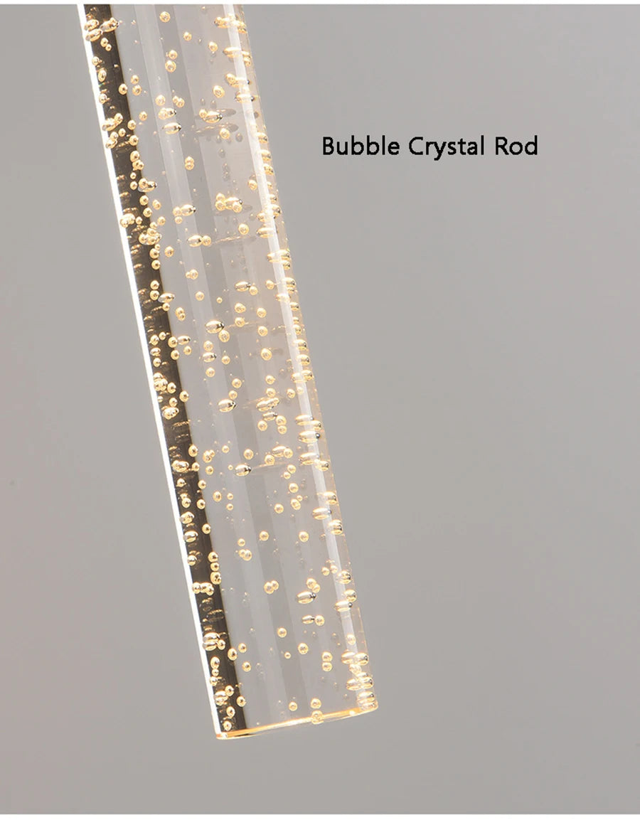 Nordic Bubbles Crystal LED Wall Lamp