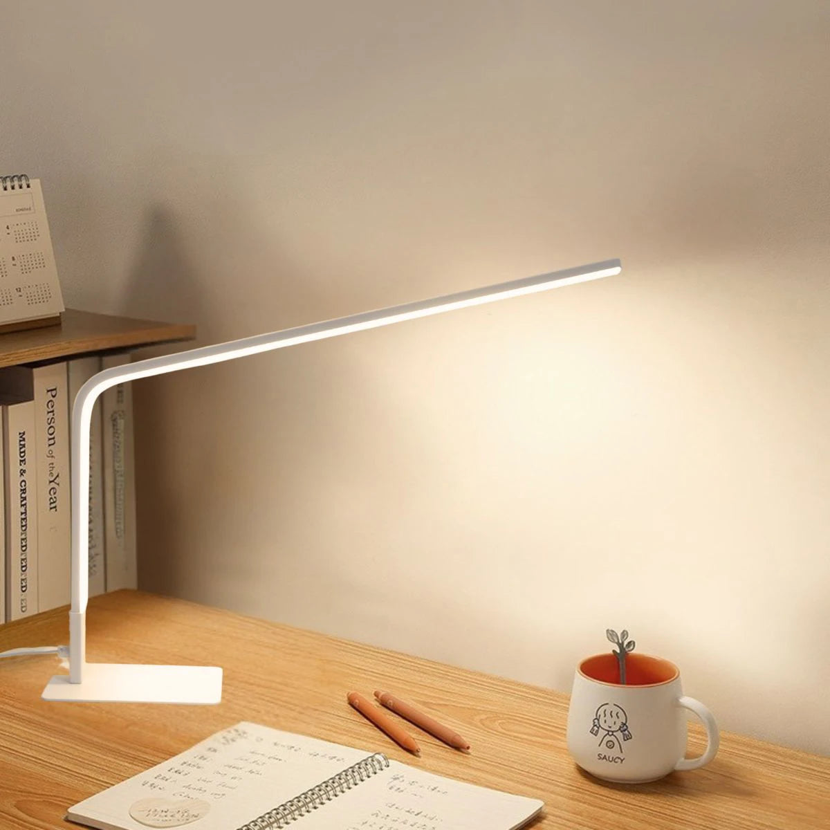 LED desk lamp with eye protection design