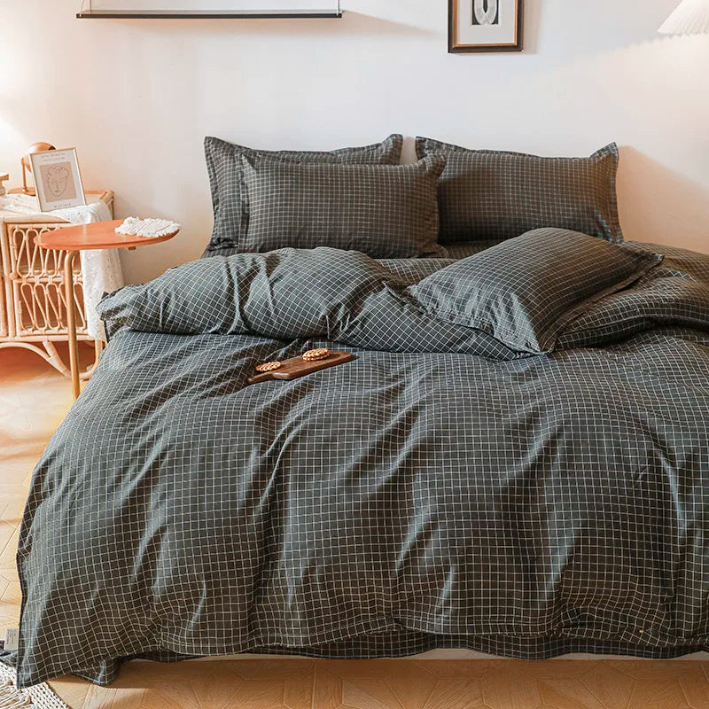 Printed Bed Set Floral Duvet Cover