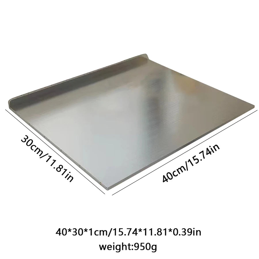L-shaped Stainless Steel Chopping Board