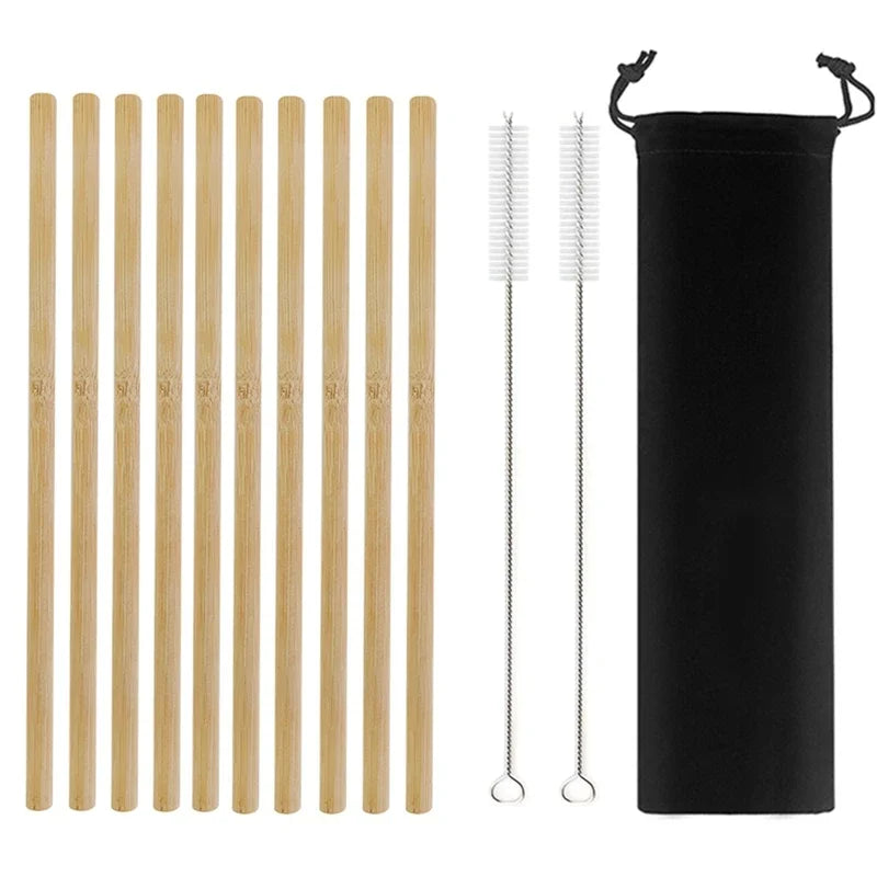 Eco-Friendly Bamboo Drinking Straw