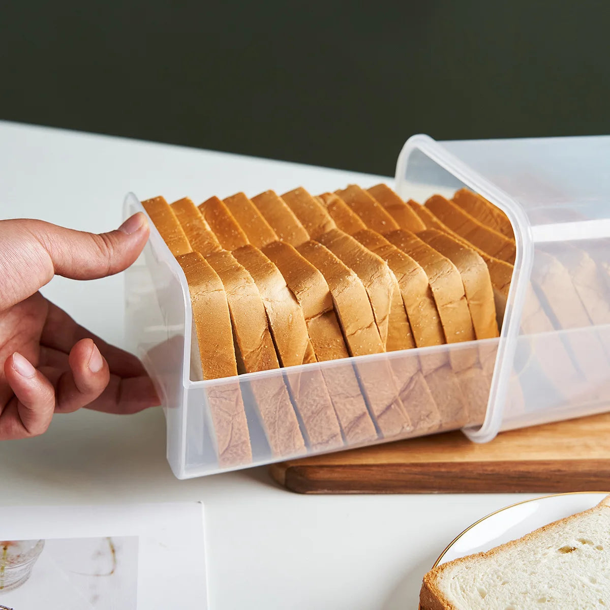 Clear Bread Loaf Container