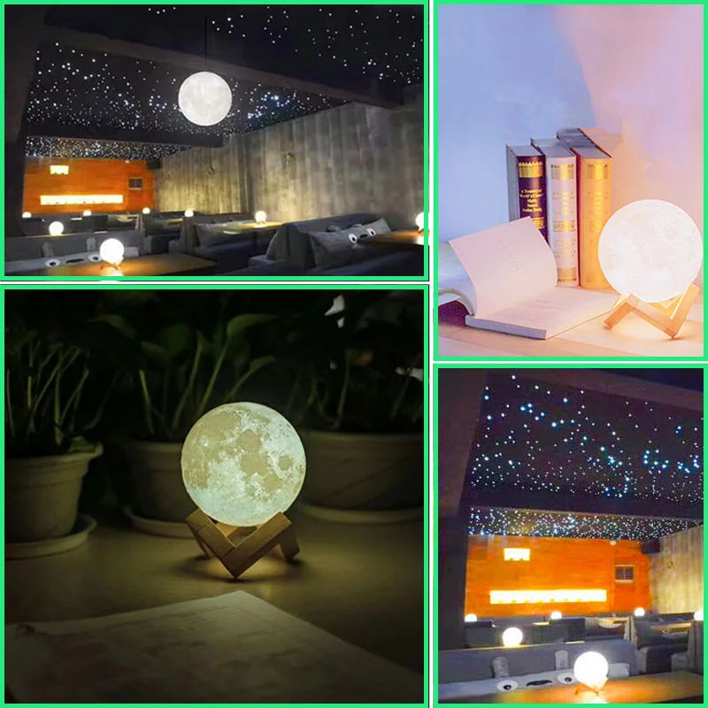 3D LED Moon Lamp Nightlight