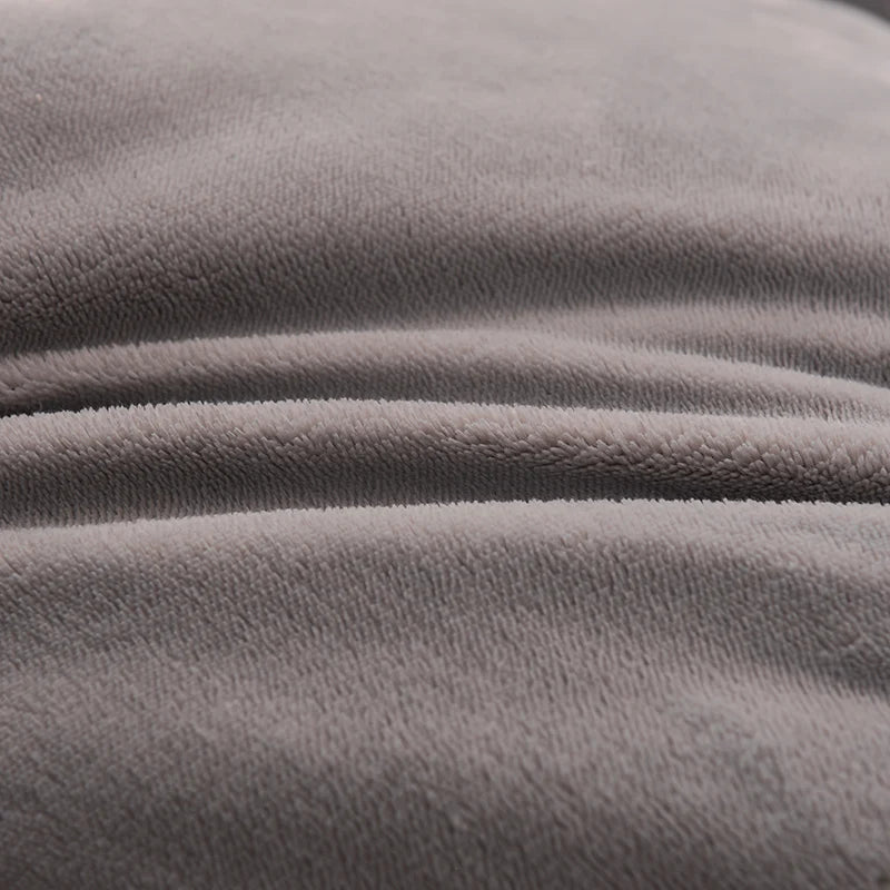 Solidcolor double-sided Duvet Lamb Wool quilt