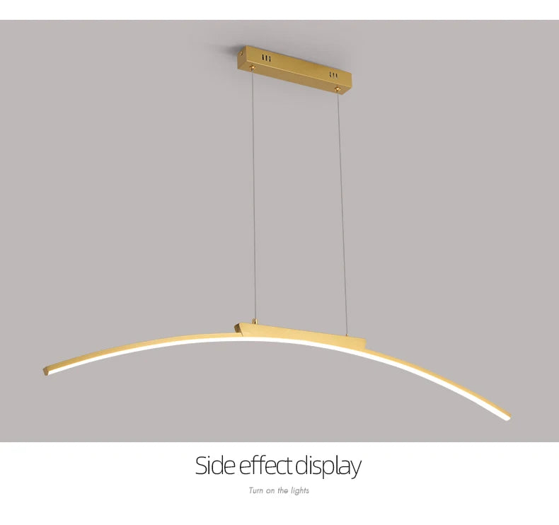Curved LED Kitchen Bridge