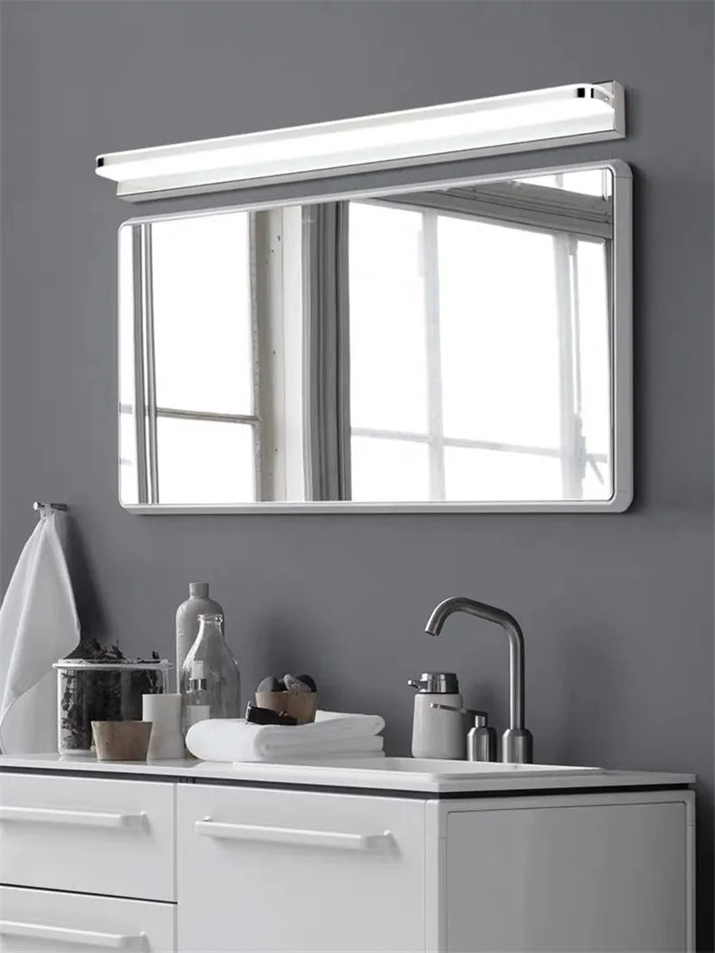 Led modern mirror wall light