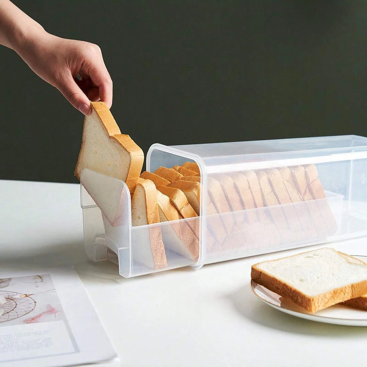 Clear Bread Loaf Container