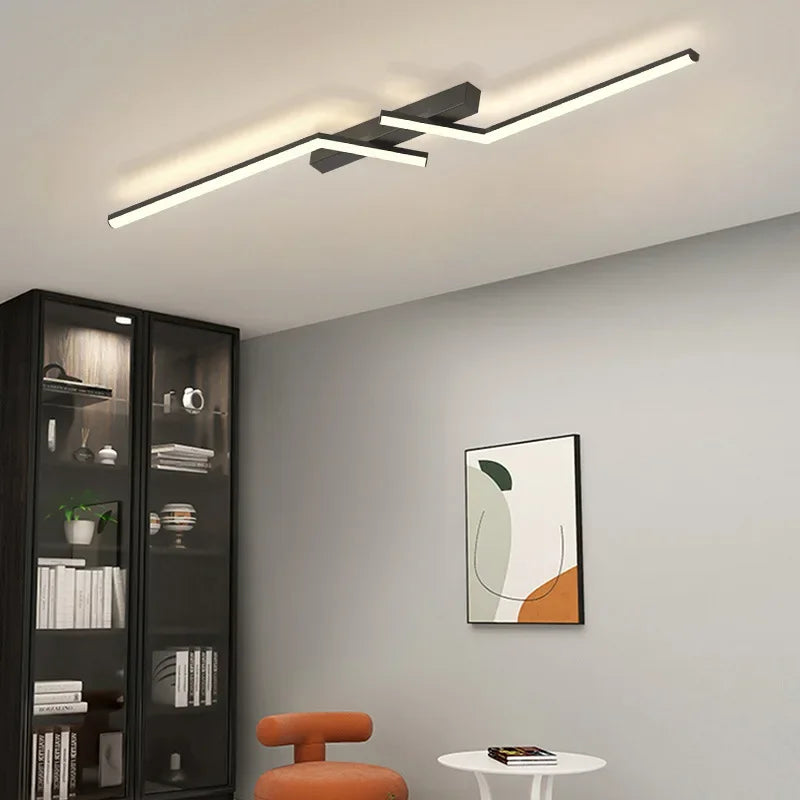 Modern LED Ceiling Light Line Design