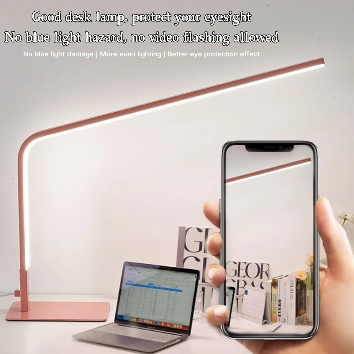 LED desk lamp with eye protection design