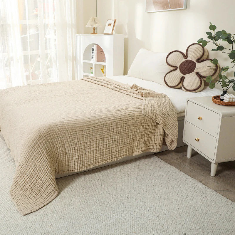 100% Cotton Throw Blanket