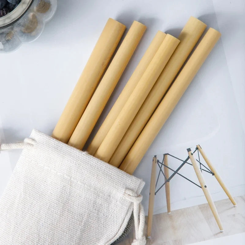 Eco-Friendly Bamboo Drinking Straw
