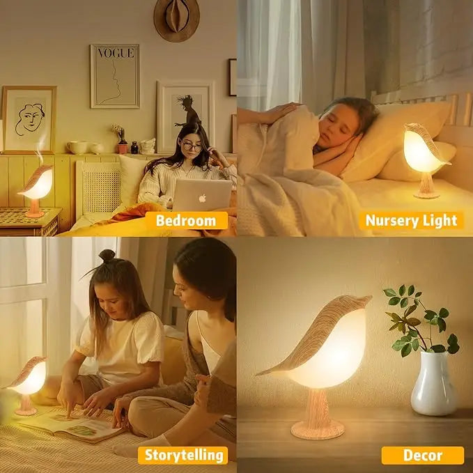1pc LED Touch-Control Bird Lamp