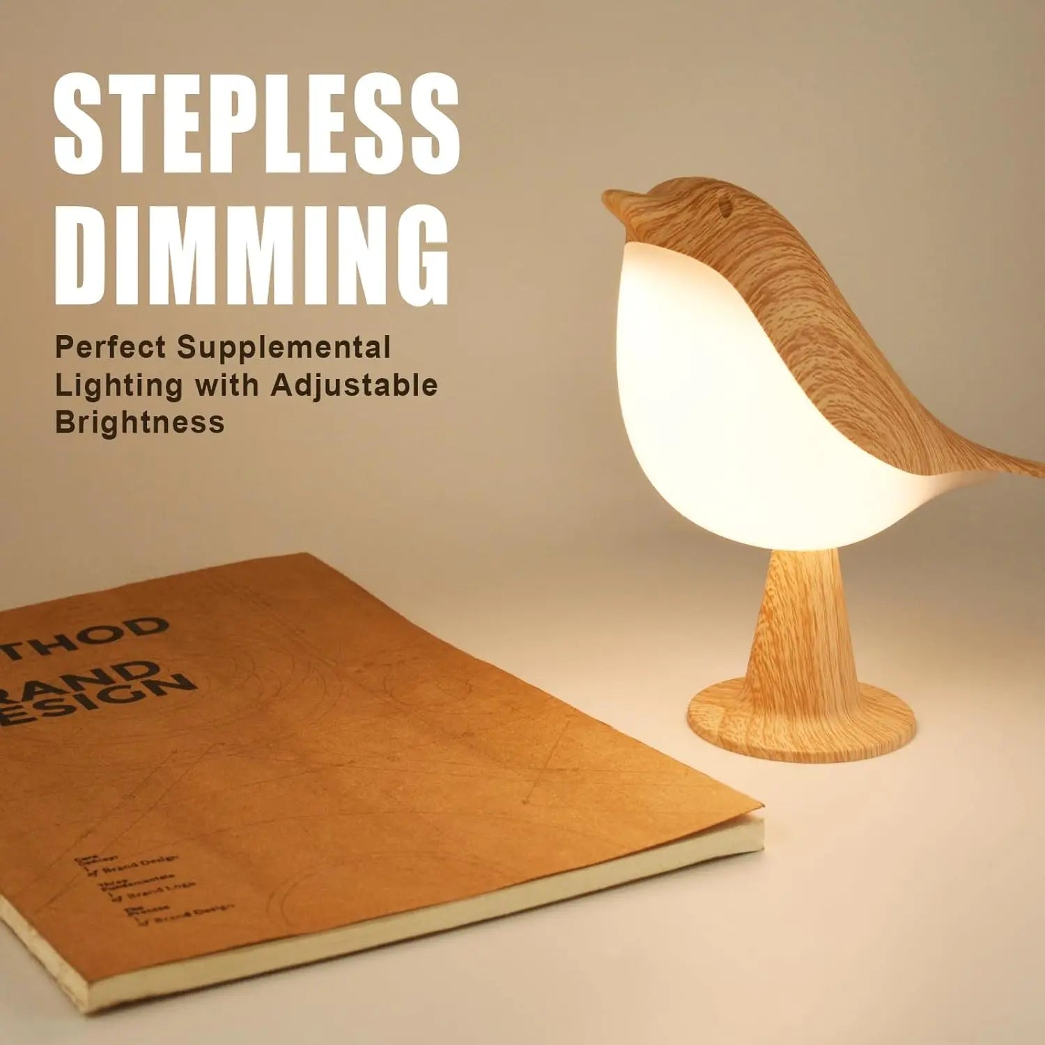 1pc LED Touch-Control Bird Lamp