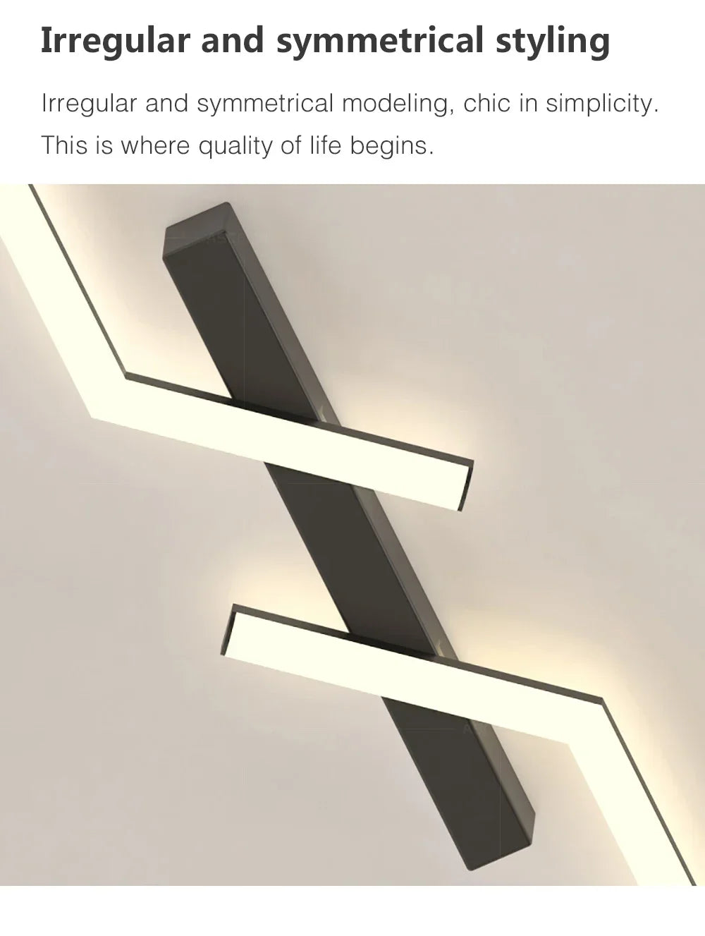 Modern LED Ceiling Light Line Design