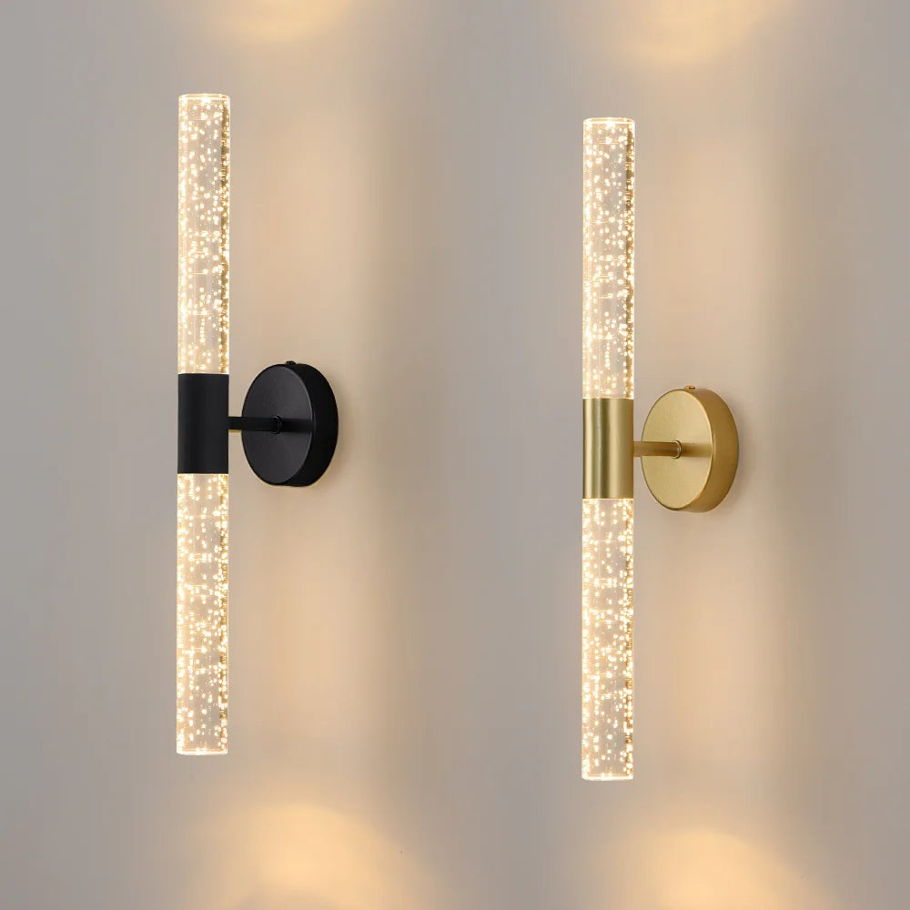 Nordic Bubbles Crystal LED Wall Lamp