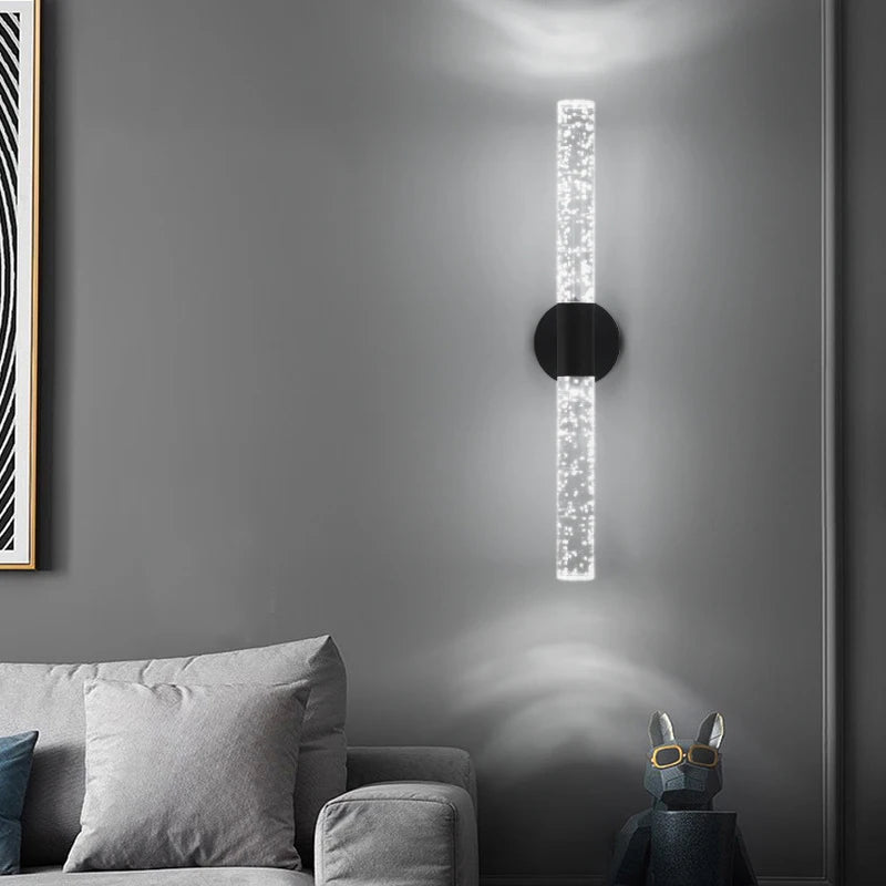 Nordic Bubbles Crystal LED Wall Lamp